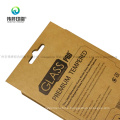 Custom Promotion Fashion Kraft Paper Mobile Phone Glass Screen Protector Printing Packaging Box